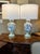 Pair of Italian Hand-Painted Porcelain Baluster-Form Lamps With Bird Motifs For Sale - Image 10 of 12