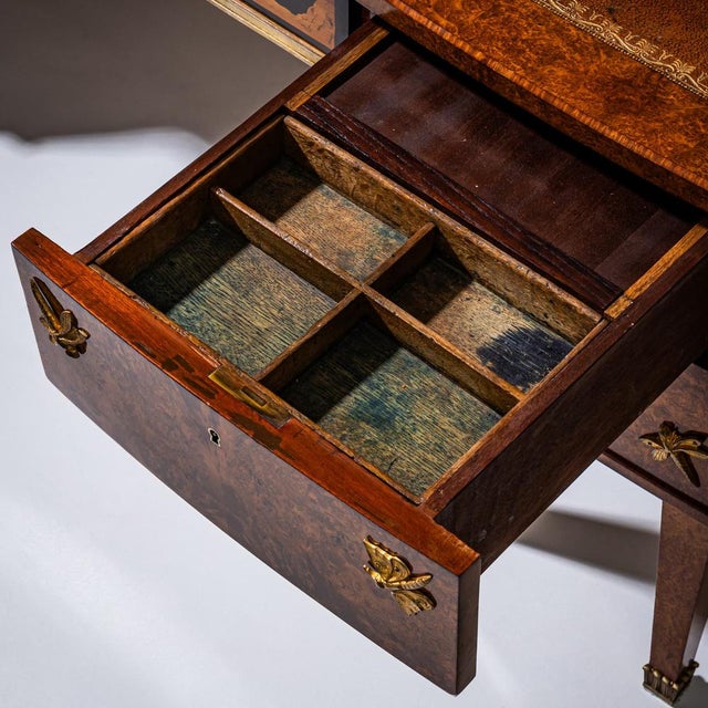 Antique Italian Thuya Burl Desk, 1900 For Sale - Image 11 of 14