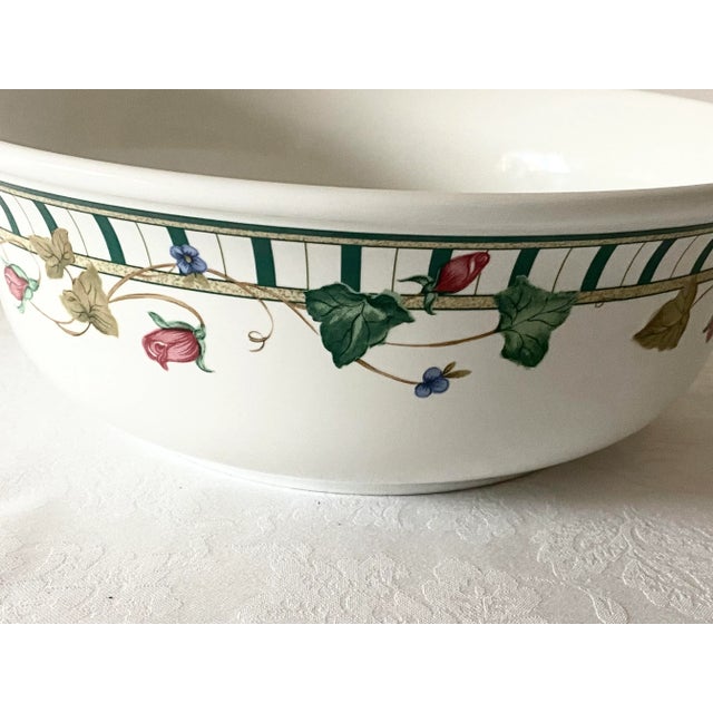 Lenox Lenox Summer Terrace Serving Bowl Mint Condition. For Sale - Image 4 of 10