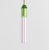 Colorful crystal pendant lamp, hand-sculpted contemporary crystal Hand-sculpted in crystal Measures: Height 35 cm Width...