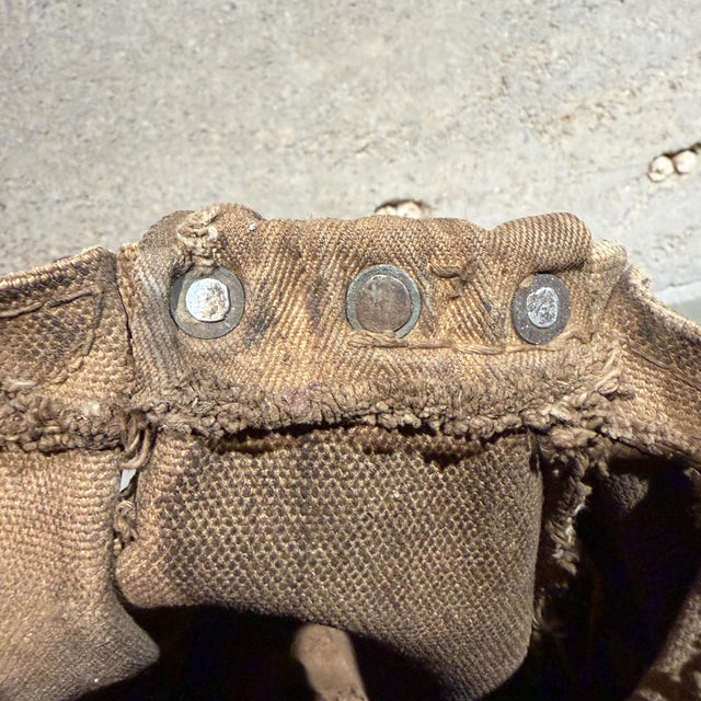 Vintage Military Bread Bag (Musette Bag) Canvas Decoration For Sale - Image 15 of 15