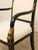 Vintage Black & Gold Neoclassical Armchair For Sale In Los Angeles - Image 6 of 12