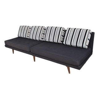 1960s Edward Wormley #5526 Armless Sofa for Dunbar For Sale