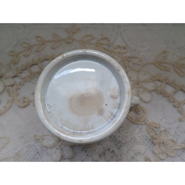 Mid 19th Century Rare Staffordshire Antique Transfer Child's Mug Two Little Boys and Rabbit For Sale - Image 5 of 6