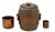Traditional Fine Quality Antique American Solid Bronze and Sterling Silver 3 Piece Tobacco Humidor Smoking Set Circa 1890s For Sale - Image 3 of 18