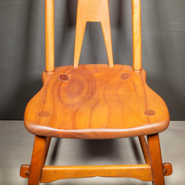 Antique Sikes "Colonist Craft" Solid Hardwood Dining Set c.1930 For Sale - Image 14 of 18