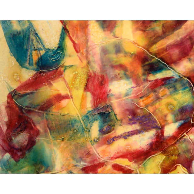 "Evolutions #27" - Abstract Expressionist Composition in Acrylic on Cardstock by William Aldridge For Sale - Image 4 of 10