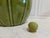 Wood Vintage Tanner Kenzie Avocado Green Ceramic Gourd Lamps - Pair For Sale - Image 7 of 17