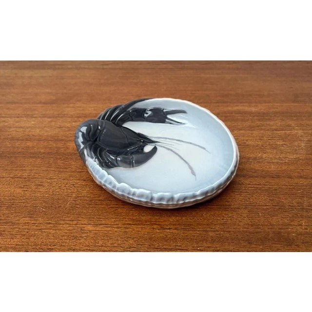 Danish Porcelain Lobster Bowl by Erik Nielsen for Royal Copenhagen For Sale - Image 12 of 13