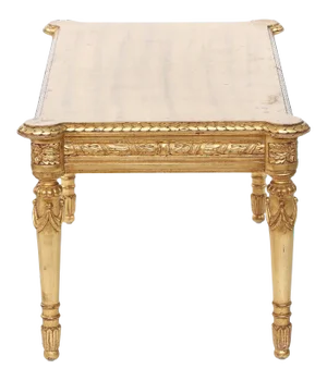 Early 20th Century Carved Giltwood Coffee Table