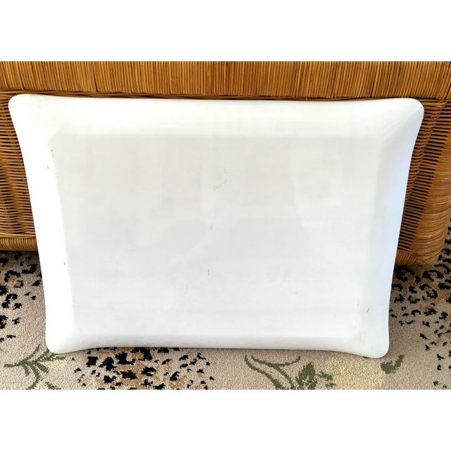 Late 20th Century Vintage D Porthault Large Laminated Tray For Sale - Image 5 of 8