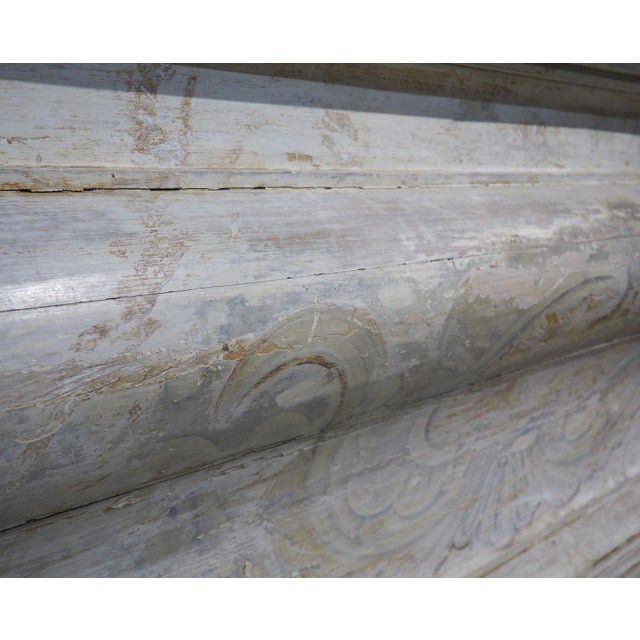 18th Century French Painted White Altar With Carrara Marble Top For Sale - Image 11 of 18