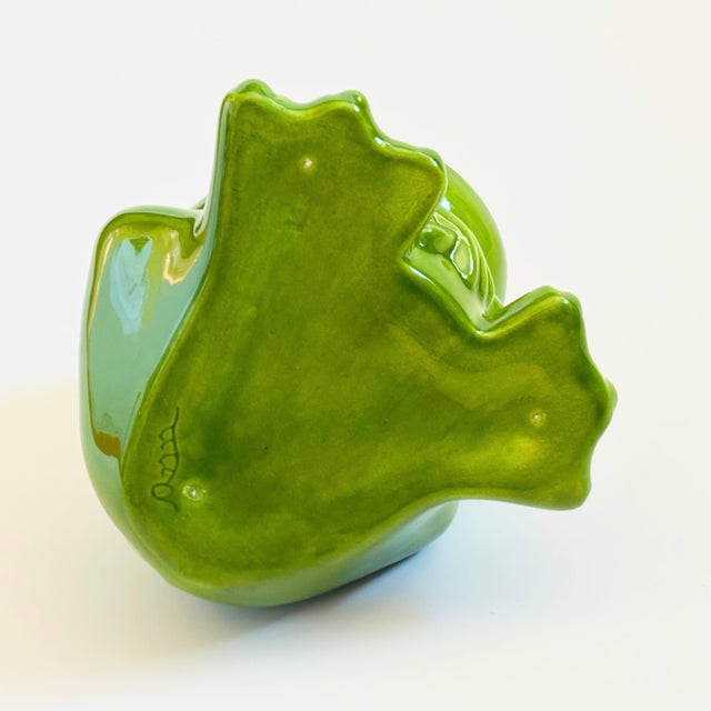 Mid Century Ceramic Frog Bowl For Sale - Image 10 of 10