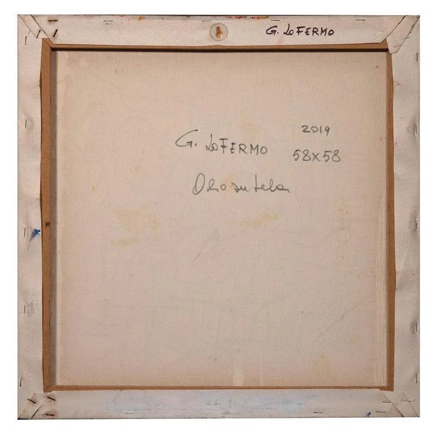 Giorgio Lo Fermo - Mosaic - Oil Paint - 2019 For Sale - Image 3 of 4