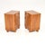 1930s Swedish Art Deco Walnut Nightstands, 1930, Set of 2 For Sale - Image 5 of 13