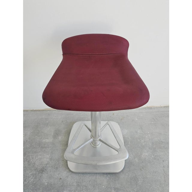 Postmodern Bar Stools attributed to Indecasa attributed to Joan Casas, Spain, 1980s, Set of 4 For Sale - Image 4 of 13