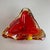 Italian Red Yelllow Ashtray in Murano Glass, 1970s For Sale - Image 12 of 18
