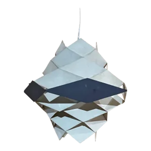 1960s Preben Dal Diamond Symphoni Pendant Light for Hans Følsgaard Denmark
