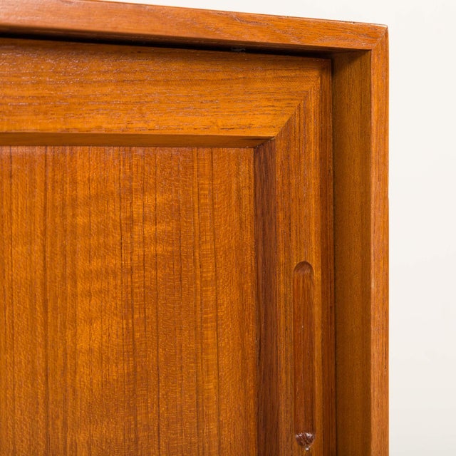 Small Scandinavian Teak Sideboard, 1970s For Sale - Image 12 of 14