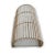 Raw Wicker Stick Coastal Modern Wall Sconce For Sale - Image 4 of 5
