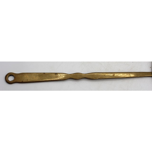 C. 1860-80 English Brass Skimmer For Sale - Image 4 of 4