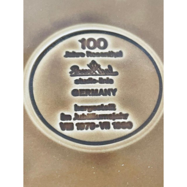 Brown Vintage Ceramic Game by Bjorn Wiinblad for Rosenthal Keramik, 1970 For Sale - Image 8 of 14