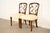 Kindel Furniture Kindel Furniture Federal Carved Mahogany Side Chairs or Dining Chairs, Pair For Sale - Image 4 of 15