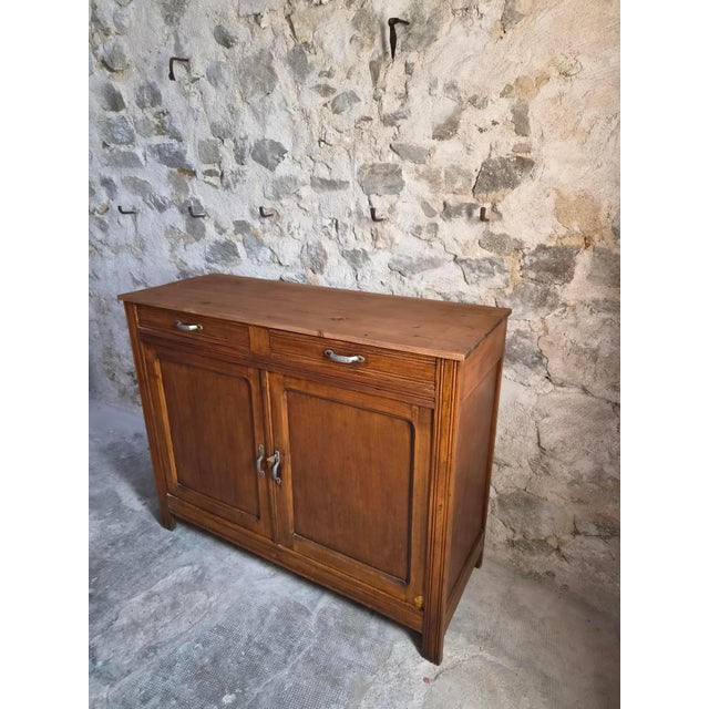 Rustic French Country Sideboard in Wood, 1950 For Sale - Image 14 of 18