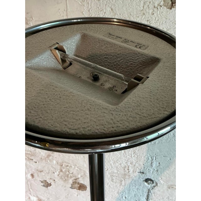 Vintage Boho Polished Chrome Halogen Floor Lamp For Sale In West Palm - Image 6 of 9