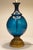 Xlarge Marbro Thick Blown Murano Italy Ultramarine Art Glass Brass Table Lamp 1960's Blenko For Sale In Los Angeles - Image 6 of 12