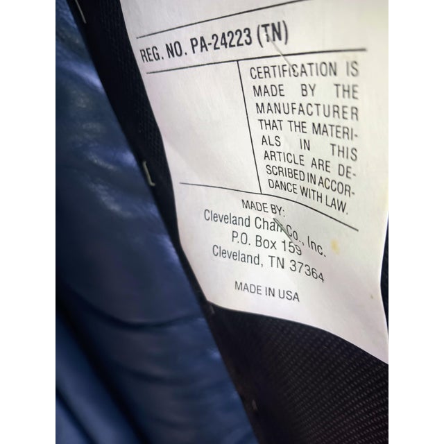 Experience the Comfort & Design With a Pair of the Cleveland Chair Ball & Claw Leather Recliners For Sale In Raleigh - Image 6 of 6