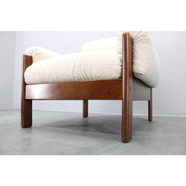 Mid-Century Bouclé Armchair, Czechoslovakia, 1970s For Sale - Image 12 of 17