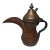 Late 19th Century Antique Brass Islamic Dallah Hand Hammered Coffee Pot For Sale