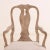 A Pair of Swedish Rococo Carved and Whitewashed Walnut Armchairs C 1940 For Sale - Image 4 of 5