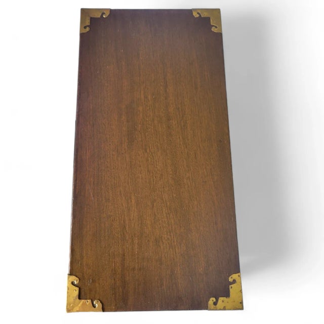 Wood Vintage Chinoiserie Style Asian Tansu Chest Vintage Cabinet For Sale - Image 7 of 8
