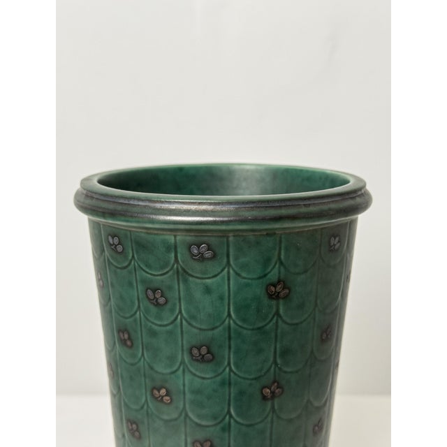 1940s Argenta Vase by Wilhelm Kåge for Gustavsberg, Sweden, 1940s For Sale - Image 5 of 6