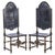 Portuguese High-Backed Chairs, 19th Century, Set of 2 For Sale - Image 6 of 6