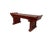 Chinese Distressed Red Treasures Graphic Rectangular Stand Display For Sale - Image 12 of 12