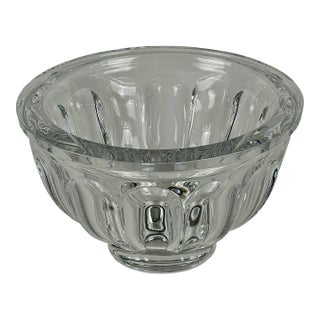 Vintage Gunnar Cyren for Orrefors Crystal Bowl, Signed & Numbered For Sale