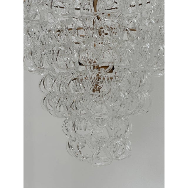 Vintage Chandelier by Angelo Mangiarotti, 1980s For Sale - Image 3 of 11