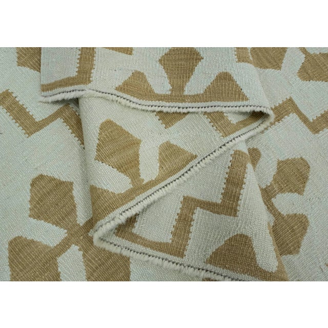 Textile Turkish Kilim Oriental Handmade Flatweave 8'3" x 10' #18154 For Sale - Image 7 of 8