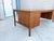 Brown Mid Century Walnut and Burlwood Executive Desk by Hiebert For Sale - Image 8 of 17
