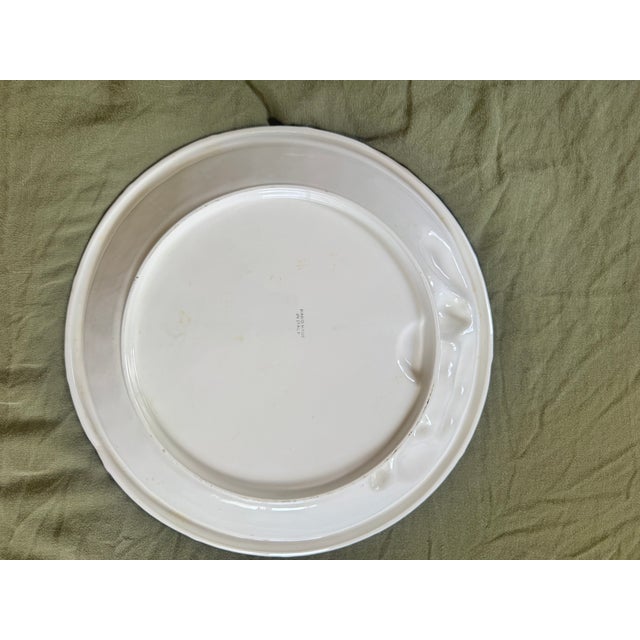 1970s Italian Majolica Seafood Platter For Sale - Image 4 of 4