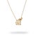 Lucky Charm Filigree Elephant Gold Necklace For Sale - Image 9 of 9