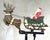 Vintage Metal Kinetic Sculpture with Santa Sleigh and Reindeer, 1950s For Sale - Image 13 of 13