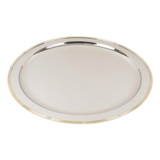 Gucci Barware Silver Plate Barware Serving Tray, Italy circa 1980 For Sale