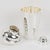 This superb three-section cocktail shaker was crafted by the renowned silversmith Saint Medard in Paris. The beautiful Art...