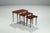 Mid-Century Modern Danish Nesting Tables in Rosewood, 1960, Set of 3 For Sale - Image 3 of 15