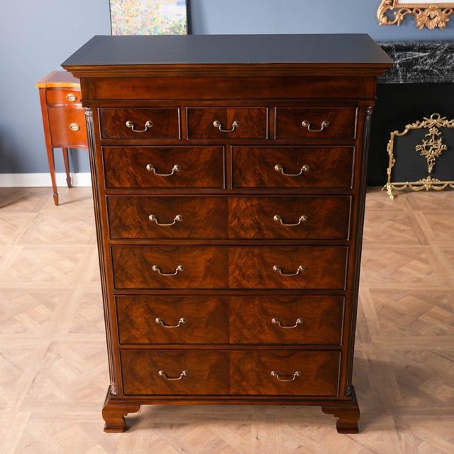 Chippendale Mahogany Tall Chest by Niagara Furniture For Sale - Image 13 of 14