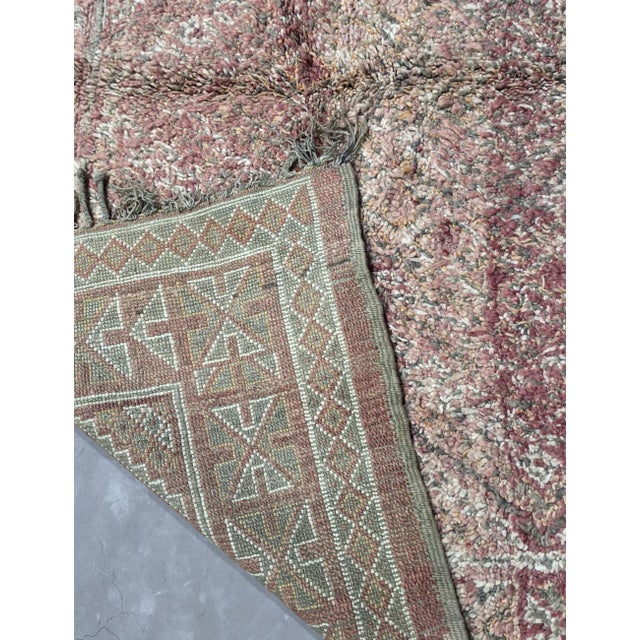 1980s Vintage Berber Rug - 9.8 X 6.6 Ft For Sale - Image 5 of 8